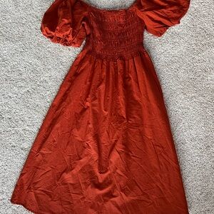 Elegant Red Kids Dress